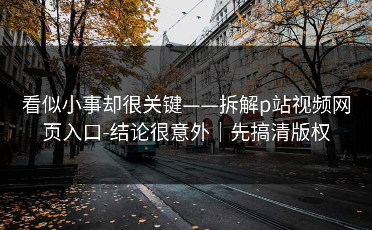 看似小事却很关键——拆解p站视频网页入口-结论很意外｜先搞清版权