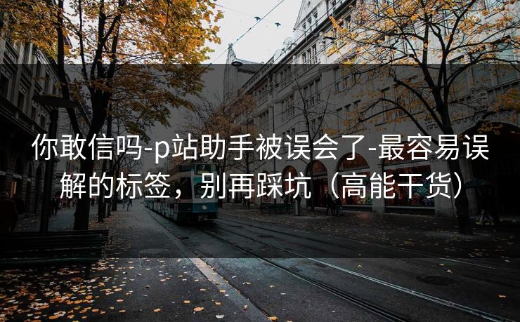 你敢信吗-p站助手被误会了-最容易误解的标签，别再踩坑（高能干货）