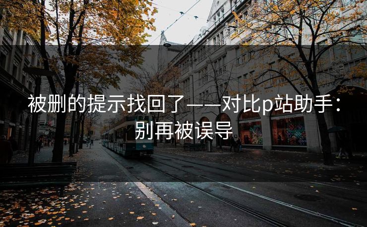 被删的提示找回了——对比p站助手：别再被误导